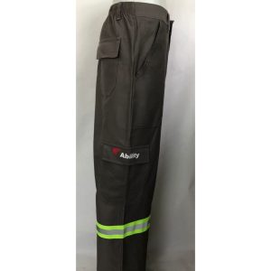 Calça 1/2 Elástico Na Cor Cinza Com Faixa Refletiva Técnico de Campo Ftth/Técnico de Manutenção - Padrão VTAL